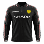 Retro Soccer Jersey Manchester United Away Long Sleeve 1998