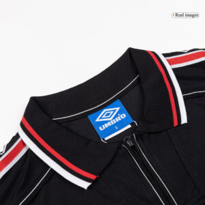 Retro Soccer Jersey Manchester United Away Long Sleeve 1998 - Image 3