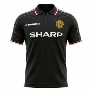 Retro Soccer Jersey Manchester United Away 1998 - Image 2