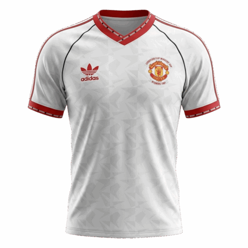Retro Soccer Jersey Manchester United Away 1991