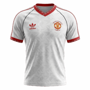 Retro Soccer Jersey Manchester United Away 1991 - Image 2