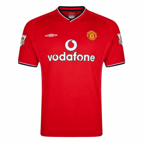 Retro Soccer Jersey Manchester United Home 2000/02