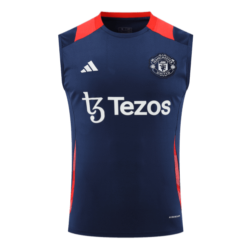 Manchester United Pre-Match Sleeveless Top 2024/25 Navy