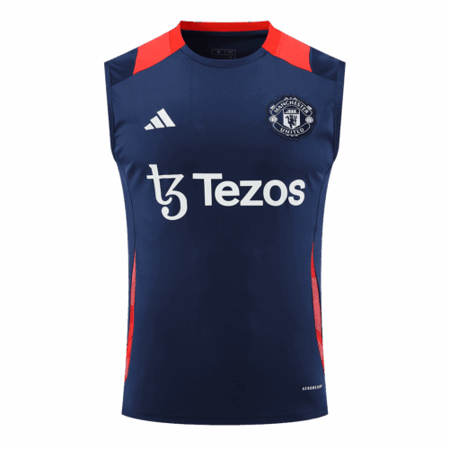 Manchester United Pre-Match Sleeveless Top Navy