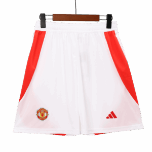 Manchester United Home Soccer Shorts - Image 4