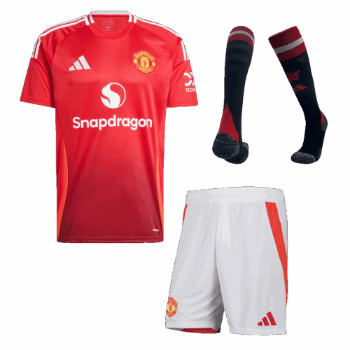 Manchester United Home Jerseys Full Kit