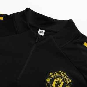 Manchester United 1/4 Zip Tracksuit 2025/26 Black - Image 5