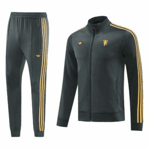 Manchester United Jacket Tracksuit 2025/26 Black - Image 2