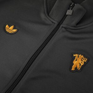 Manchester United Jacket Tracksuit 2025/26 Black - Image 9