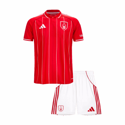 Nottingham Forest Home Kids Soccer Jerseys Kit 2025/26