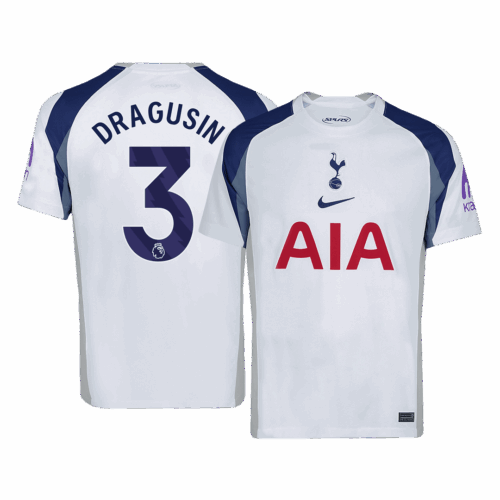 DRAGUSIN #3 Tottenham Hotspur Home Soccer Jersey 2025/26