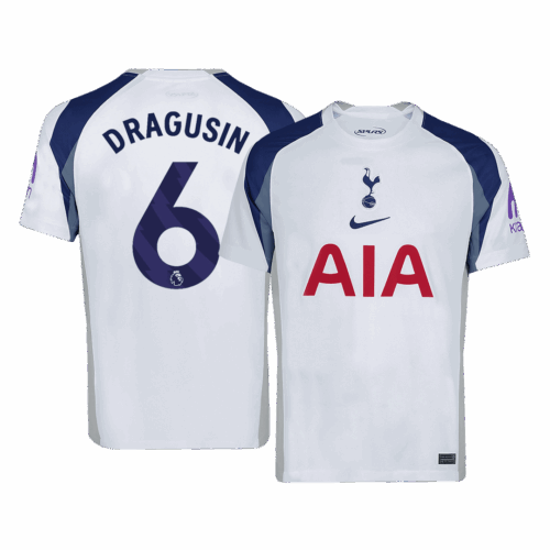 DRAGUSIN #6 Tottenham Hotspur Home Soccer Jersey 2025/26