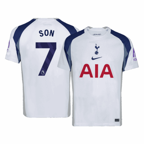 SON #7 Tottenham Hotspur Home Soccer Jersey 2025/26