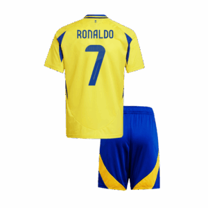 RONALDO #7 Al Nassr Home Kids Soccer Jerseys Kit - ACL