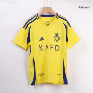 RONALDO #7 Al Nassr Home Kids Soccer Jerseys Kit - ACL - Image 4
