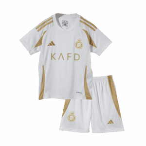 RONALDO #7 Al Nassr Third Away Kids Soccer Jerseys Kit - Image 3