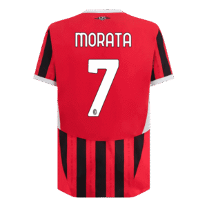 MORATA #7 AC Milan Home Authentic Soccer Jersey 2024/25
