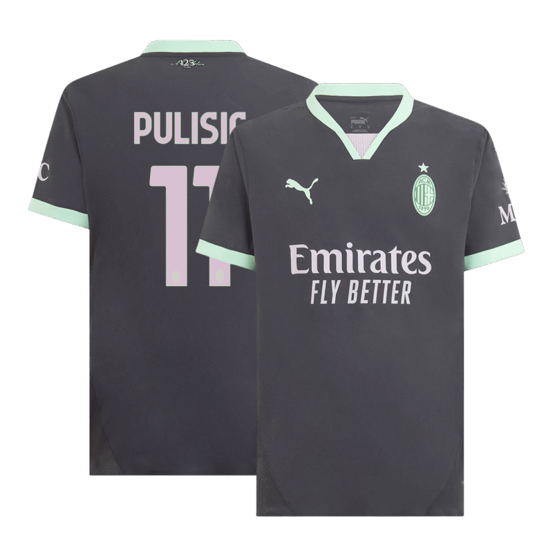 PULISIC #11 AC Milan Third Away Authentic Soccer Jersey 2024/25
