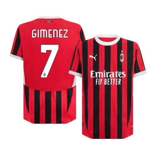 GIMENEZ #7 AC Milan Home Authentic Soccer Jersey 2024/25