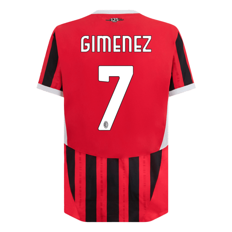 GIMENEZ #7 AC Milan Home Authentic Soccer Jersey 2024/25