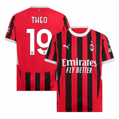 THEO #19 AC Milan Home Soccer Jersey