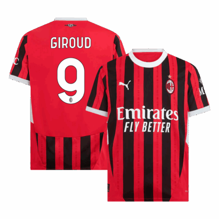 GIROUD #9 AC Milan Home Soccer Jersey