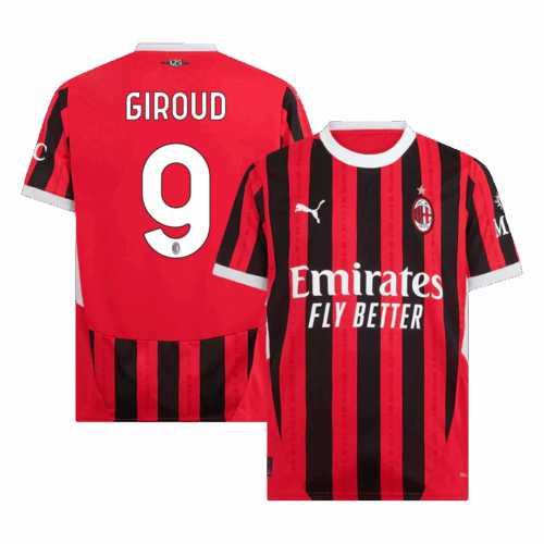 GIROUD #9 AC Milan Home Soccer Jersey