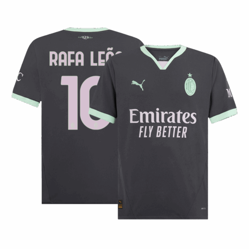 RAFA LEÃO #10 AC Milan Third Away Soccer Jersey