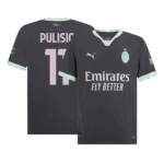578417_1 PULISIC #11 AC Milan Third Away Soccer Jersey