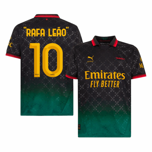 "RAFA LEÃO" #10 AC Milan Fourth Away Soccer Jersey