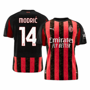 MODRIĆ #14 AC Milan Home Soccer Jersey 2025/26