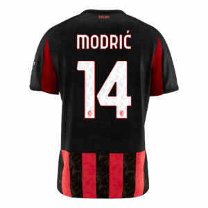 MODRIĆ #14 AC Milan Home Soccer Jersey 2025/26 - Image 2