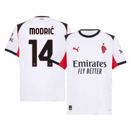MODRIĆ #14 AC Milan Away Soccer Jersey 2025/26