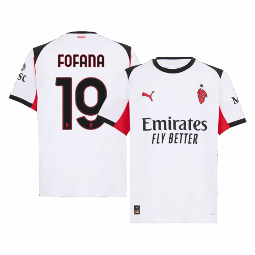FOFANA #19 AC Milan Away Soccer Jersey 2025/26