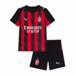 AC Milan Home Kids Soccer Jerseys Kit 2025/26