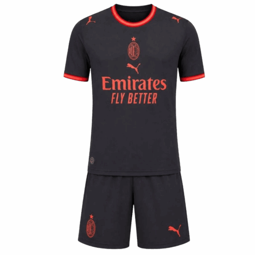 AC Milan Third Away Kids Soccer Jerseys Kit 2026/27