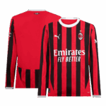 AC Milan Home Long Sleeve Soccer Jersey - Image 17