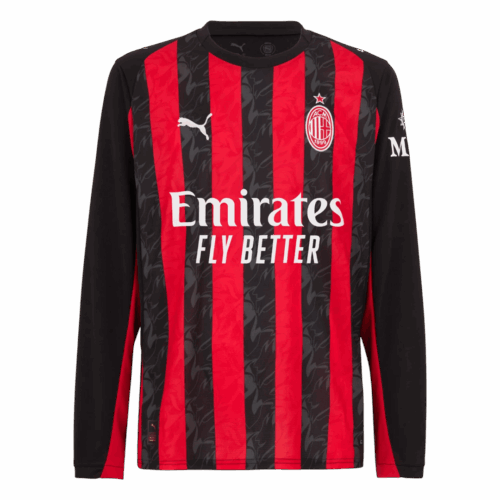 AC Milan Home Long Sleeve Jersey 2025/26