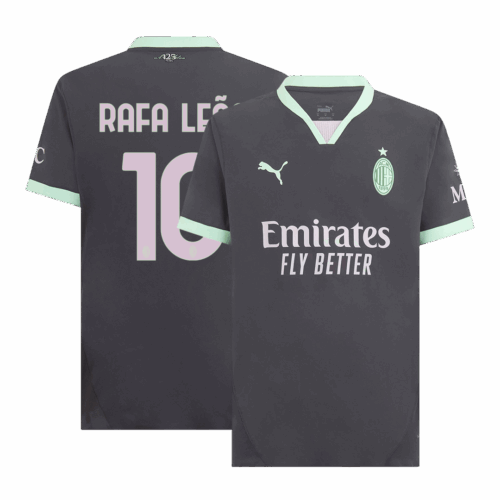 RAFA LEÃO #10 AC Milan Third Away Authentic Soccer Jersey
