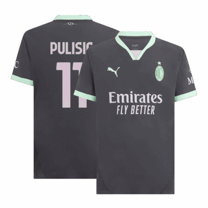 PULISIC #11 AC Milan Third Away Authentic Soccer Jersey