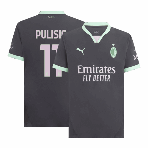 PULISIC #11 AC Milan Third Away Authentic Soccer Jersey