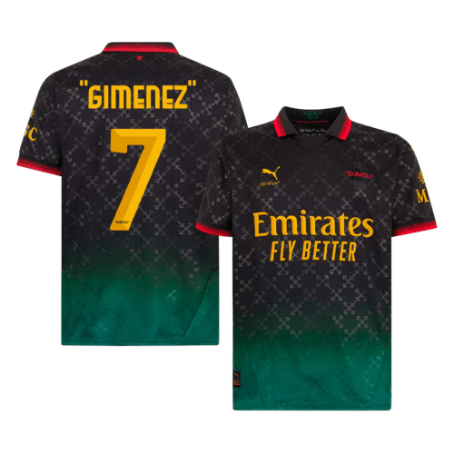 "GIMENEZ" #7 AC Milan Fourth Away Soccer Jersey 2024/25
