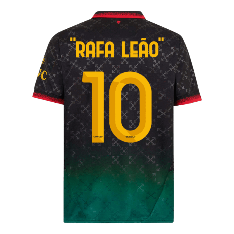"RAFA LEÃO" #10 AC Milan Fourth Away Soccer Jersey 2024/25