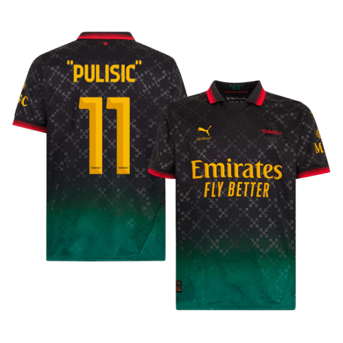 "PULISIC" #11 AC Milan Fourth Away Soccer Jersey 2024/25