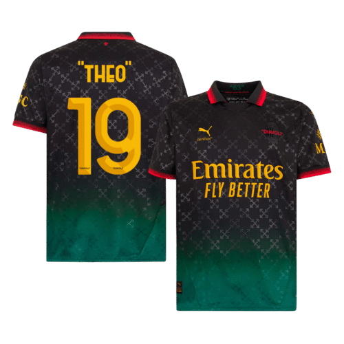"THEO" #19 AC Milan Fourth Away Soccer Jersey 2024/25