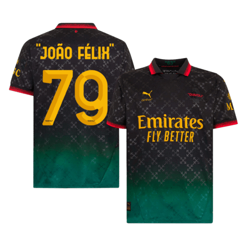 "JOÃO FÉLIX" #79 AC Milan Fourth Away Soccer Jersey 2024/25