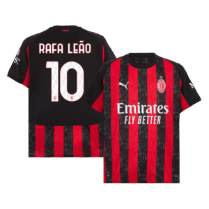 RAFA LEÃO #10 AC Milan Home Soccer Jersey 2025/26