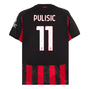 PULISIC #11 AC Milan Home Soccer Jersey 2025/26