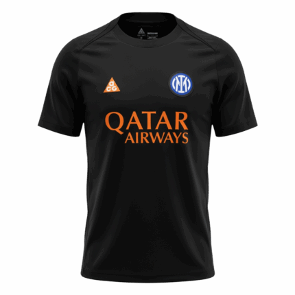 Inter Milan Pre-Match Soccer Jersey 2025/26 Black