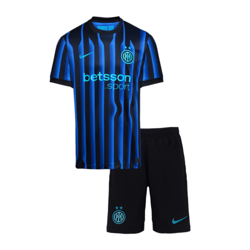 Inter Milan Home Kids Soccer Jerseys Kit 2025/26